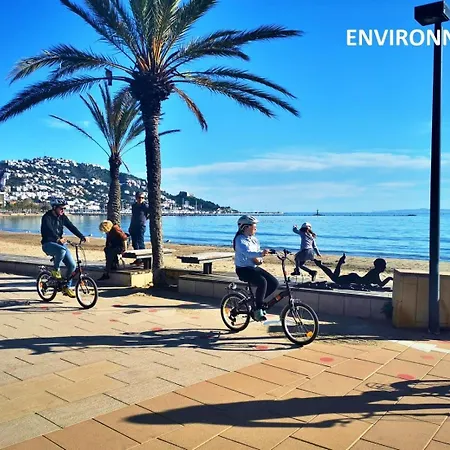 Estudio Cerca De La Playa Con Terraza Av-76 דירה