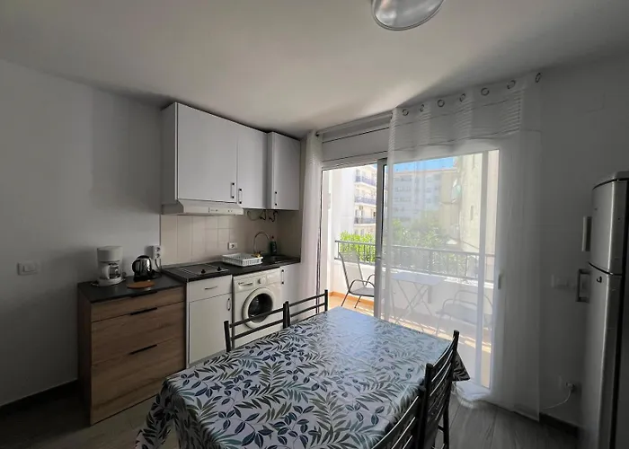 公寓 Estudio Cerca De La Playa Con Terraza Av-76