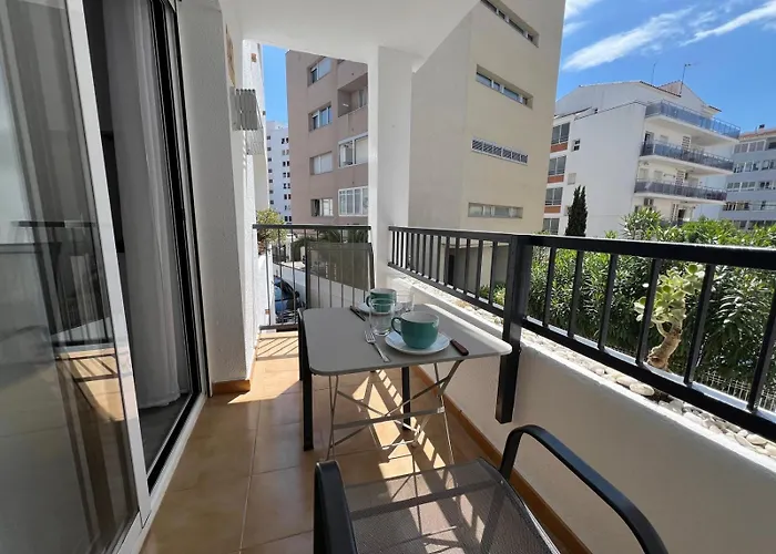 Estudio Cerca De La Playa Con Terraza Av-76 公寓 罗萨斯