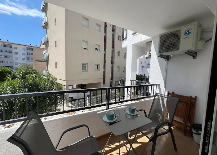 公寓 Estudio Cerca De La Playa Con Terraza Av-76 *